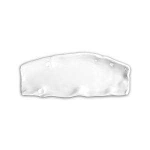 DOLSAN 돌산멜라민 미색 고목 접시 대 DS-6009