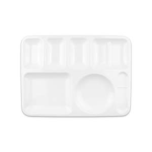 DOLSAN 돌산멜라민 미색 5찬 식판 7호 DS-7494