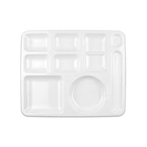 DOLSAN 돌산멜라민 미색 6찬 식판 8호 DS-7-022