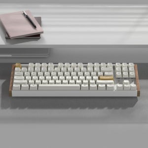 키크론 K8 MAX 우드 화이트 Wood 무선 기계식 키보드 애플 사무용