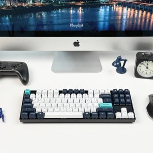 키크론 K8 PRO SE ZMK 무선 블루투스 기계식 키보드 텐키리스 카본 블랙, 바나나축