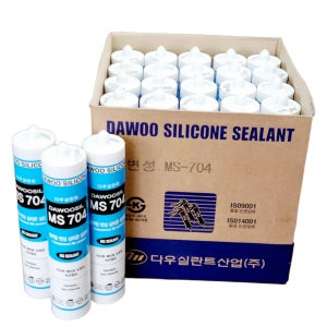 방수 우레탄 변성 실리콘 외부용 외장용 MS704 백색 회색 1박스