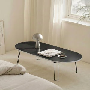 메종드꼼마 아크로 접이식 테이블 폴딩 탁자 간이 다용도 원룸 보조 식탁 원형 1200