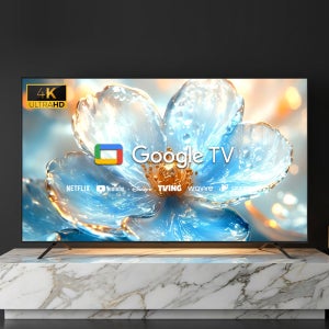 무이자24개월 와사비망고 4K UHDTV 구글5.0 OTT 스마트 1등급 와글와글플레이 215cm(85인치), UHD, 기사설치 각도조절 벽걸이