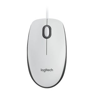 로지텍 M100R 유선 마우스 화이트
