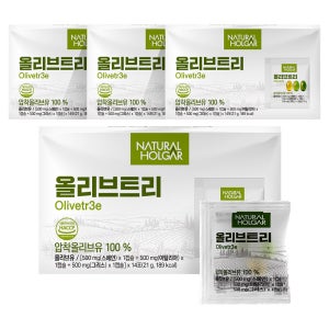 네츄럴올가 지중해 올리브오일 트리 캡슐 42정, 4개