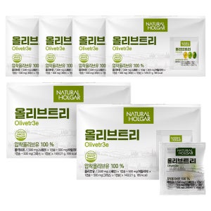 네츄럴올가 지중해 올리브오일 트리 캡슐 42정, 6개