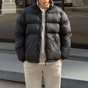 M-4XL 플러피 웰론 패딩 점퍼 아우터 남자빅사이즈 캐주얼 푸퍼 오버 바이모노