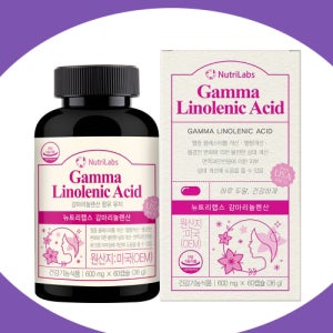 뉴트리랩스 보라지유 월경전 갱년기 증상 완화 감마리놀렌산 600mg 60캡슐, 1개