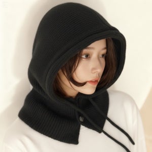 니트 바라클라바 후드 넥워머 방한 목토시 골프 발라클라바 여성 남성 겨울