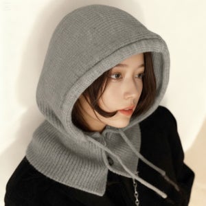 니트 바라클라바 후드 넥워머 방한 목토시 골프 발라클라바 여성 남성 겨울