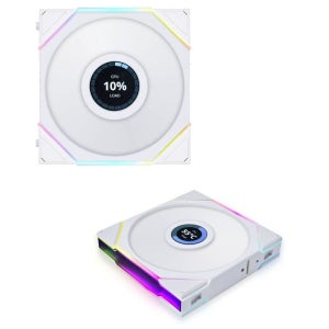 컴퓨터 케이스용 4세대 RGB 팬 세트 컨트롤러 TL 120 블랙 전면/후면 리프