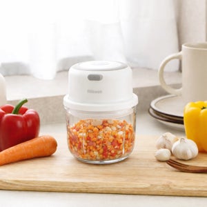 필쿡 무선 미니 만능 마늘 다지기 야채 고기 이유식 유리 쵸퍼 300ml