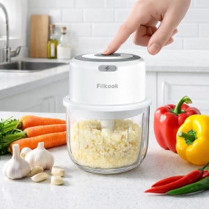 필쿡 무선 미니 가정용 만능 다지기 마늘 야채 멀티 쵸퍼 300ml