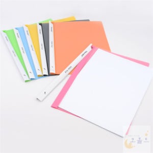 코볼트 A4 리포트 커버 파일 파스텔 컬러 클리어화일 A4리포트커버 클리어파일