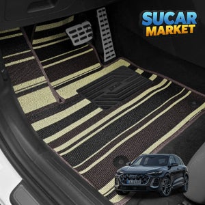 슈카마켓 아우디 더 뉴 Q5 80A 전용 코일매트 스트라이프 슬림핏 자동차 카매트 신형