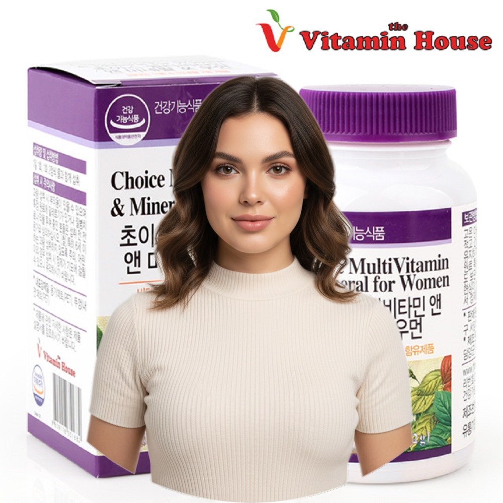 종합비타민 미네랄 복합 영양제 여성용 면역력 에너지 생성 항산화 건강기능식품 성인 직장인 주부 데일리 멀티 영양소 보충 철분 엽산 함유 활력 컨디션 관리