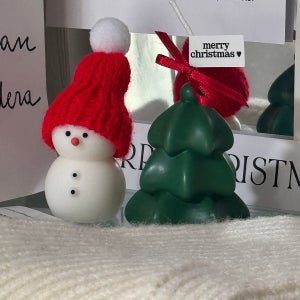 미니 눈사람 트리 캔들 크리스마스 연말 단체 선물 코튼블라썸 답례품