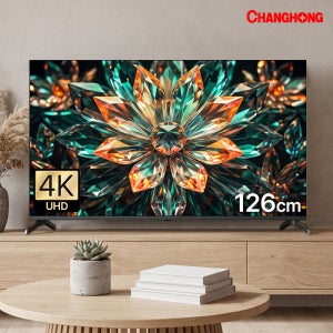 창홍 스마트 TV 구글 5.0 4K UHD 120Hz 126cm(50인치), 본체, 자가설치