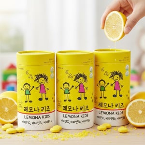 경남제약 레모나 키즈 츄어블 어린이 비타민C 100정, 3개