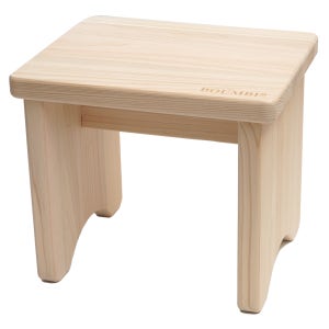 BOUMBI 국내생산 편백나무 원목 욕실 의자