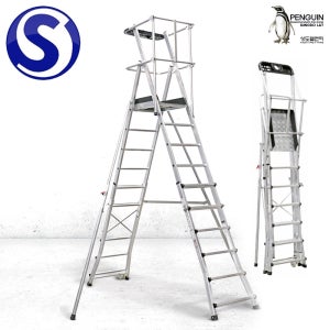 국산 S마크 높이조절형 안전사다리 K6 높이/1500-2050mm 고소작업대 사다리