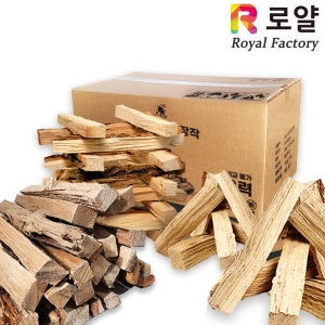 RY 캠핑 참나무 장작 바베큐 불멍 화로대 글램핑 숯불 화로 화목 나무 난로 보일러 절단목