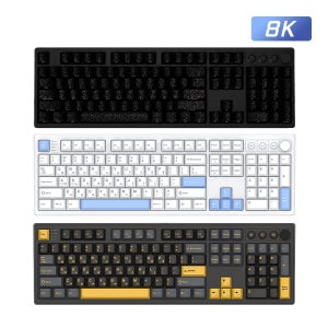 에이투 GK5 8K 게이밍 기계식 키보드 멀티다이얼 오테뮤 그레이축