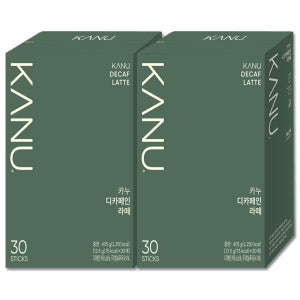 동서식품 카누 디카페인 라떼 30T 2개