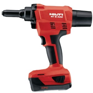 HILTI 힐티 충전 리벳건 RT6-A22 베어툴+케이스 배터리 충전기 옵션선택 리베트건