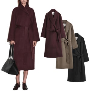 COS 코스 벨트 디테일 더블페이스 울 코트 BELTED DOUBLE-FACED WOOL COAT 3color