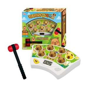 카피바라 잡기 게임 두더지잡기 복불복 가족 유아 보드게임 장난감