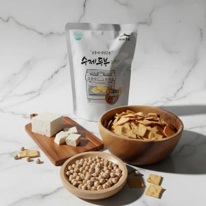 오븐에 구운 국산콩 수제 두부과자 110g 10봉