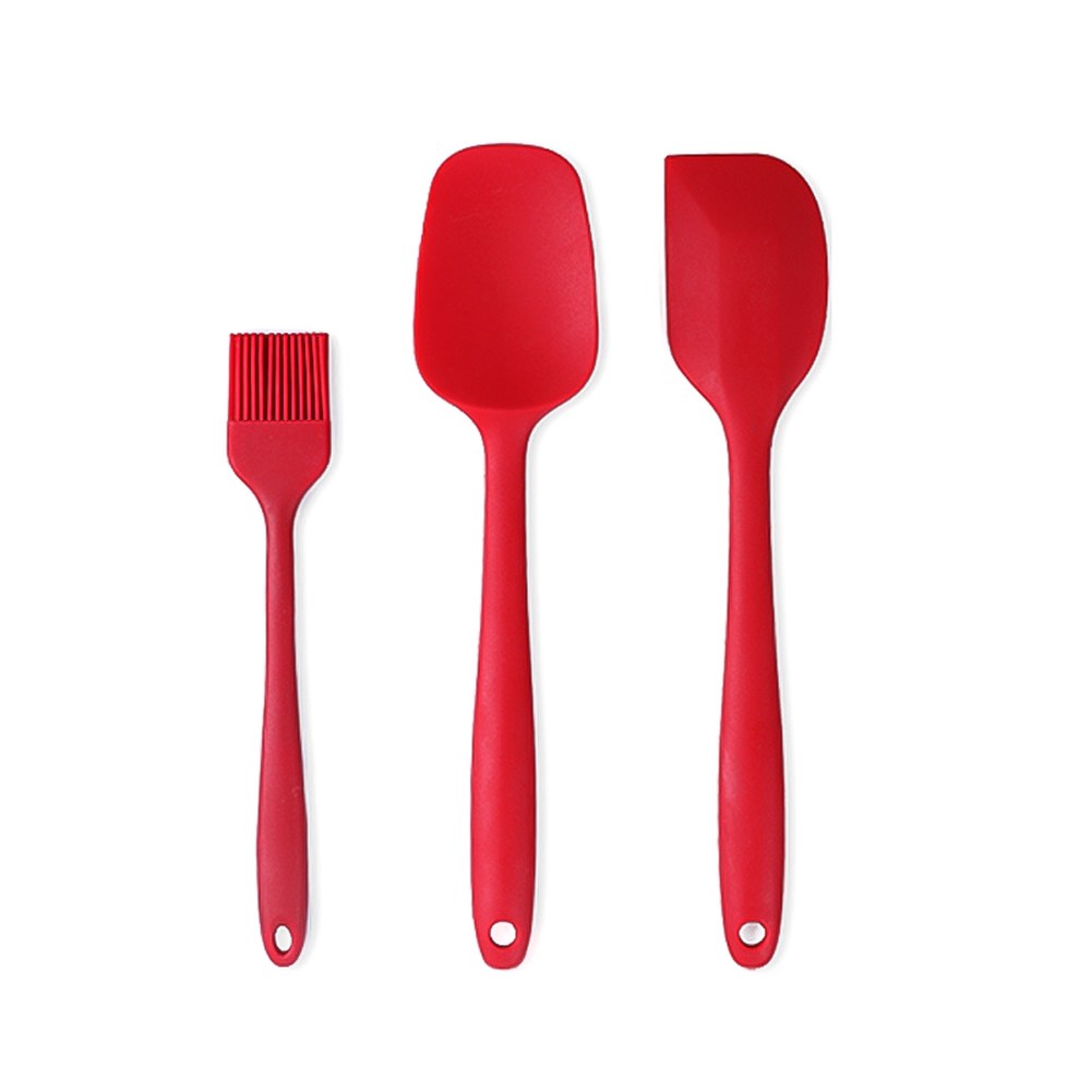 Tovolo 실리콘 주걱 세트 BPA 프리 4종 스푼 레드 실리콘 공구 3종 세트