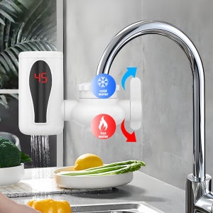 스마트 디지털 수도꼭지 물데우기 3초 만에 빠르게 가열되는 미니전기온수기