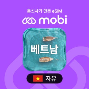 베트남 이심 eSIM 알뜰 종량제 푸꾸옥 나트랑 다낭 30일 300MB 비엣남모바일 kt M모바일 mobi