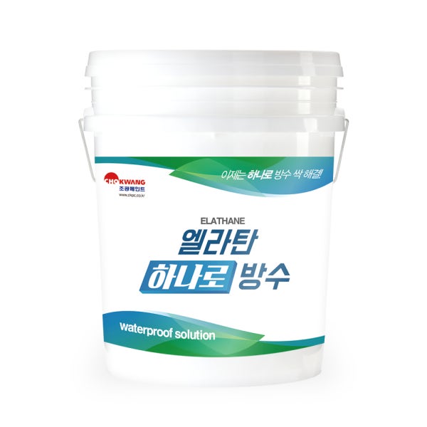 조광 셀프 옥상방수페인트 올인원 수성 하,중,상도 일체형 엘라탄하나로방수 16L