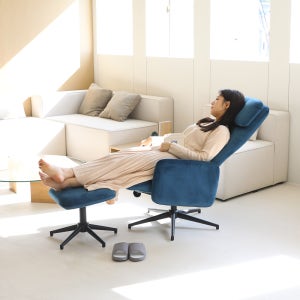 올인홈 리클라이너 컴퓨터 의자 사무용 사무실 책상 의자 중역 사장님 1인용 발받침 포함