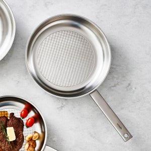 르메이드 오일키퍼 후라이팬 무연마제 통5중 스텐 프라이팬 3종 스텐팬 28cm