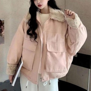 토토스토어21 양털 포인트 여성 항공 점퍼 잠바 자켓 아우터