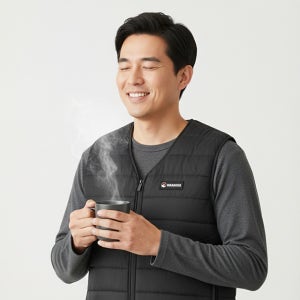 워모어 발열조끼 방한 USB 온열 열선 배터리포함