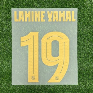 [오피셜] 24-25 바르셀로나 홈 LAMINE YAMAL 라민 야말19 컵대회용 마킹