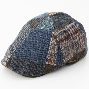 스텟슨 패치워크 헌팅캡 도리구찌 남자 체크 모자