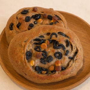 지구빵집 통밀 올리브 치즈 식사빵 160g, 1개