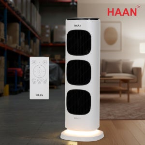 한경희 3구 대형 온풍기 타워형 가정용 전기히터 PTC 업소용 산업용 창고용 사무실 난방기
