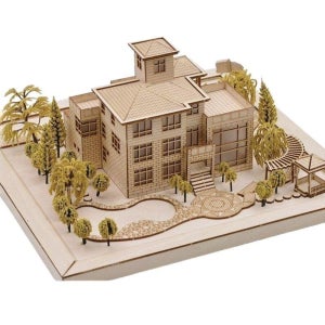 건물만들기 건축모형제작 DIY 만들기 조립 미니어쳐 모형 A타입 일반 세트