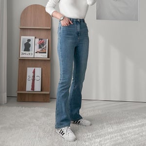 세미부츠컷청바지 스키니진 하이웨스트청바지