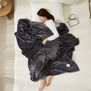 집앤콕 담요 블랭킷 대형 캠핑 두꺼운 이불 극세사 담요 T