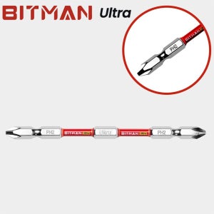 비트맨울트라 십자팁 토션비트 충전 전동 드릴비트 임팩용 육각 양날 양용 십자촉 110mm