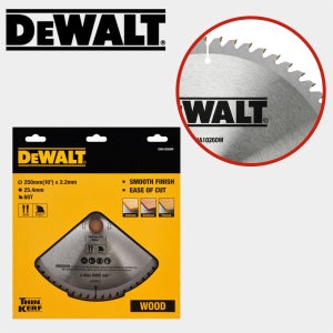 디월트 250mm 10인치 원형톱날 목공용 목재용 각도절단기 팁쏘 초경날